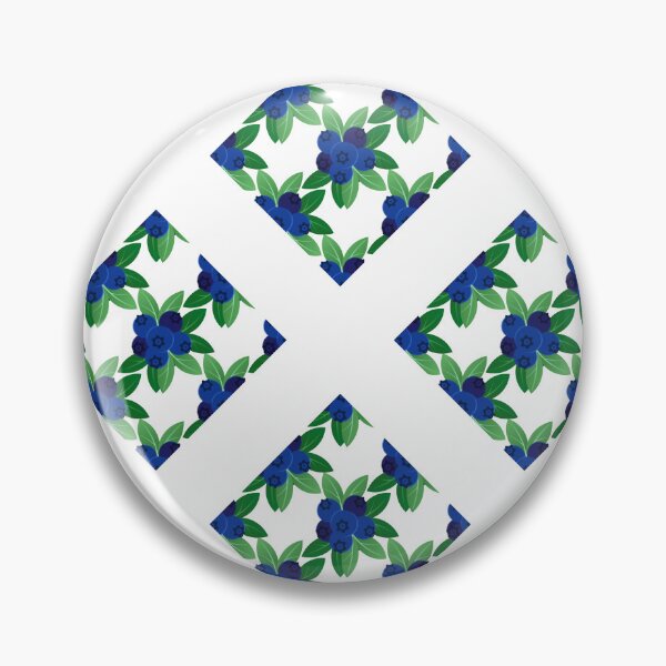 Item preview, Vintage sweet blueberry fruit seamless pattern with green leaves designed and sold by Longsilp.