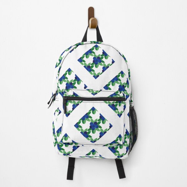 Item preview, Vintage sweet blueberry fruit seamless pattern with green leaves designed and sold by Longsilp.