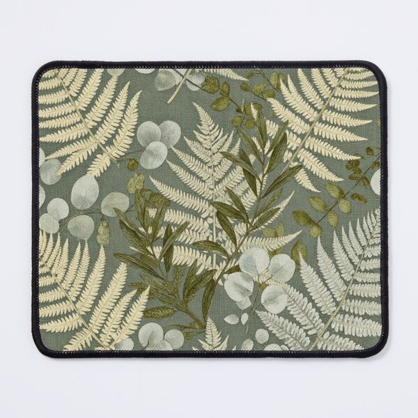 Item preview, Dark Sage Fern and Eucalyptus Botanical Pattern designed and sold by ArtDesignRemix.