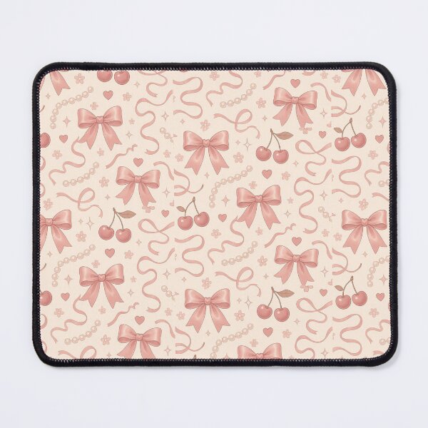 Item preview, Coquette Bows & Cherries Tote Bag – Cute Pink Aesthetic Pattern designed and sold by vigzhifushions.