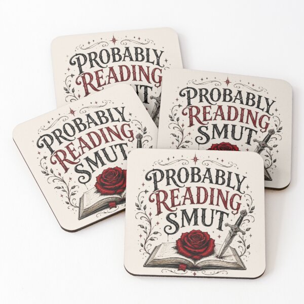 Item preview, Probably Reading Smut – Fantasy Reader Vintage Booktok Design designed and sold by Moonwoven Studio.