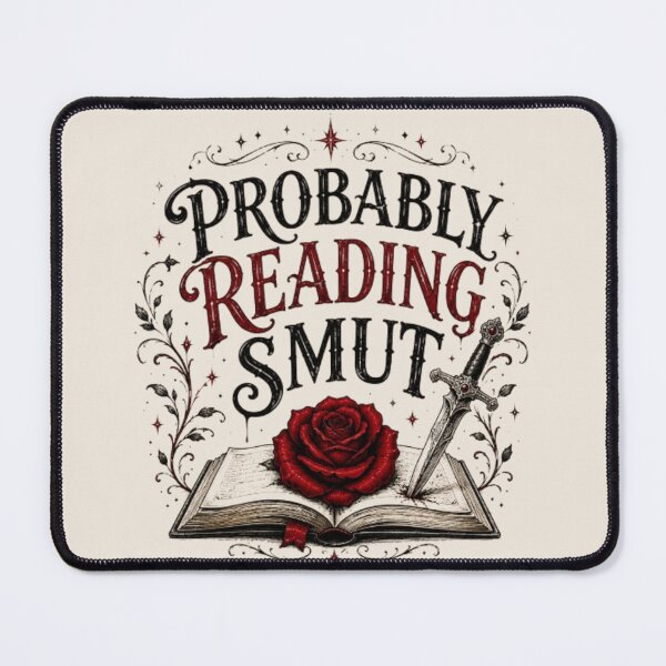 Item preview, Probably Reading Smut – Fantasy Reader Vintage Booktok Design designed and sold by Moonwoven Studio.