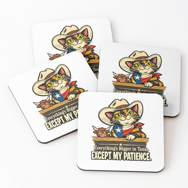 Item preview, Unbothered in Texas — Tortoiseshell Cat Cowboy Humor Gift designed and sold by Martin's_Design.