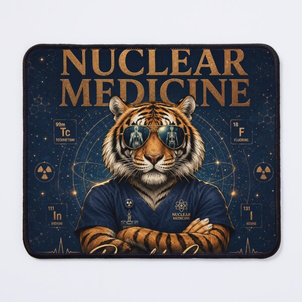 Item preview, Cool Tiger Nuclear Medicine Mascot Throw Blanket – Proud To Care Healthcare Hero Gift, Nuclear Medicine Technologist Appreciation Week Decor, Medical Imaging Animal Art designed and sold by ClinicalHubs.