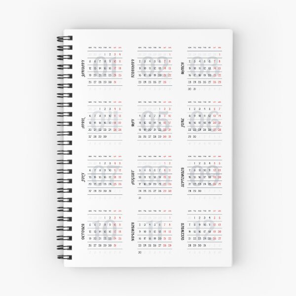 Item preview, English 2026 Vertical 3x4 Grid Yearly Calendar Template Minimalist Corporate Annual Wall Planner designed and sold by IuriiVlasenko.