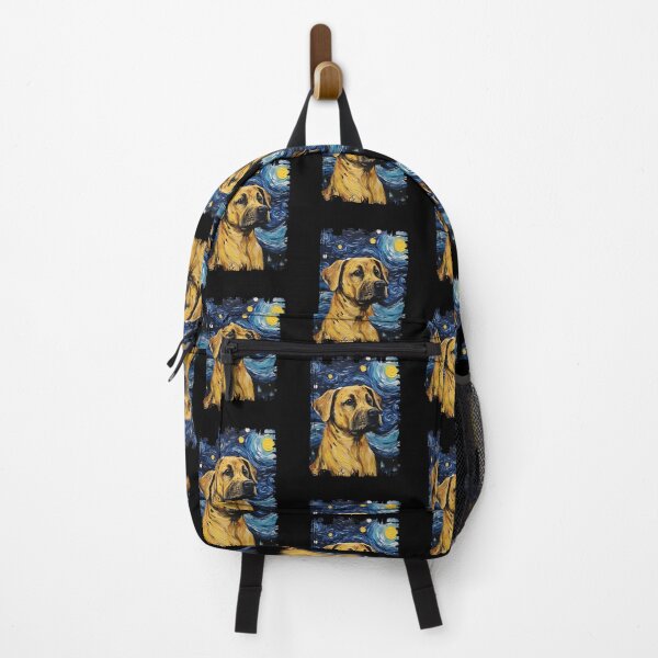 Item preview, Funny Black Mouth Cur Starry Night Illustration Mom Dad Kids designed and sold by rafaeltto.