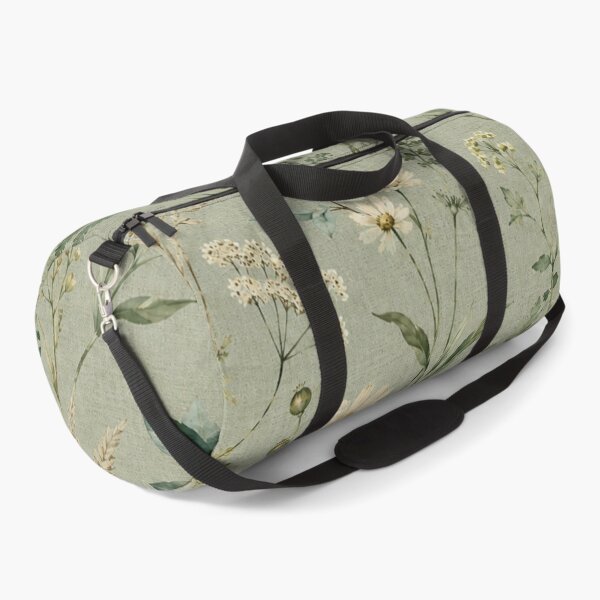 Item preview, Sage Green Wildflower Meadow Pattern designed and sold by ArtDesignRemix.