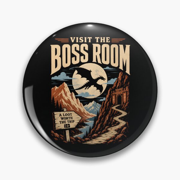 Item preview, Visit The Boss Room A Loot Worth The Trip Poster Art designed and sold by Fenay Designs.