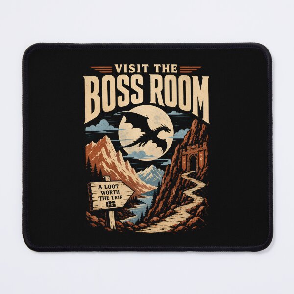 Item preview, Visit The Boss Room A Loot Worth The Trip Poster Art designed and sold by Fenay Designs.