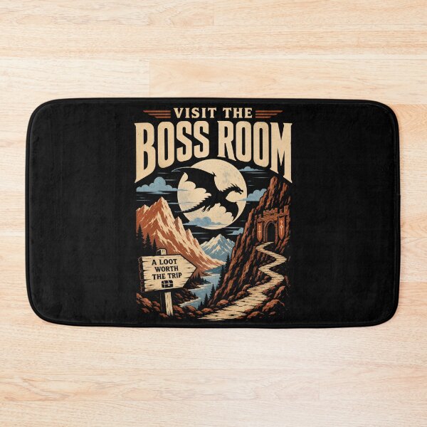 Item preview, Visit The Boss Room A Loot Worth The Trip Poster Art designed and sold by Fenay Designs.