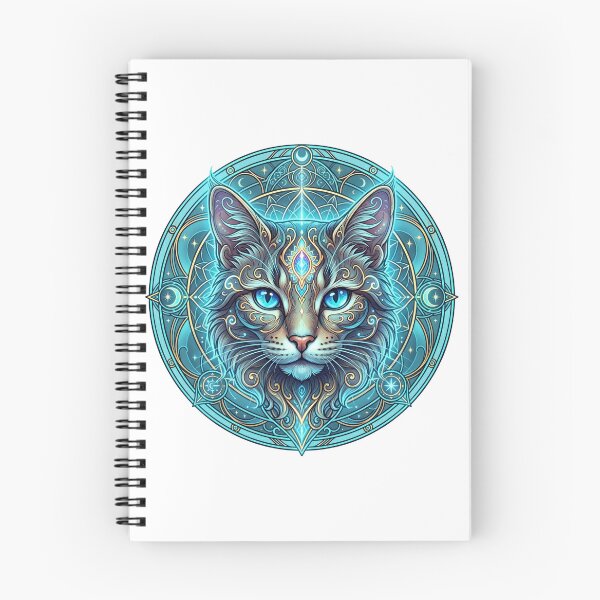 Artikelvorschau, Mystisches kosmisches Katzen-Mandala entworfen und verkauft von Spiritualwall.