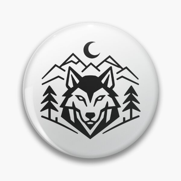 Item preview, Geometric Wolfpack Emblem: Minimalist Wolf Shirt designed and sold by Pineapple-Tree.