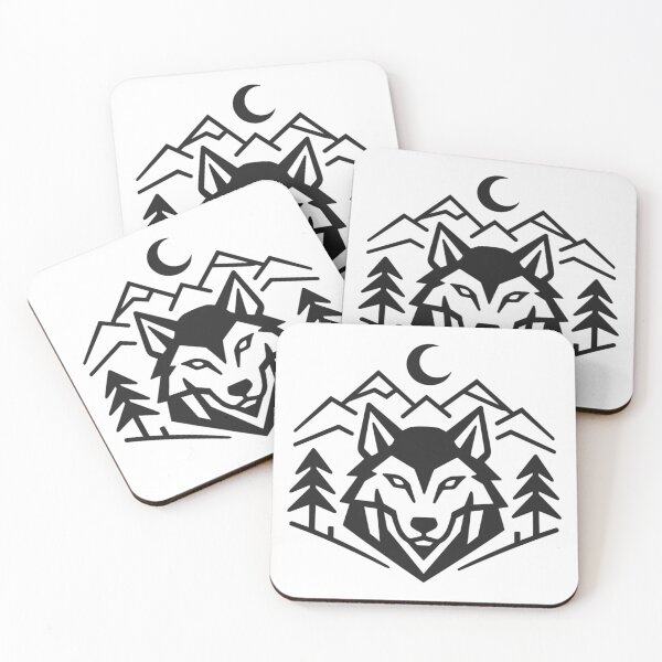 Item preview, Geometric Wolfpack Emblem: Minimalist Wolf Shirt designed and sold by Pineapple-Tree.