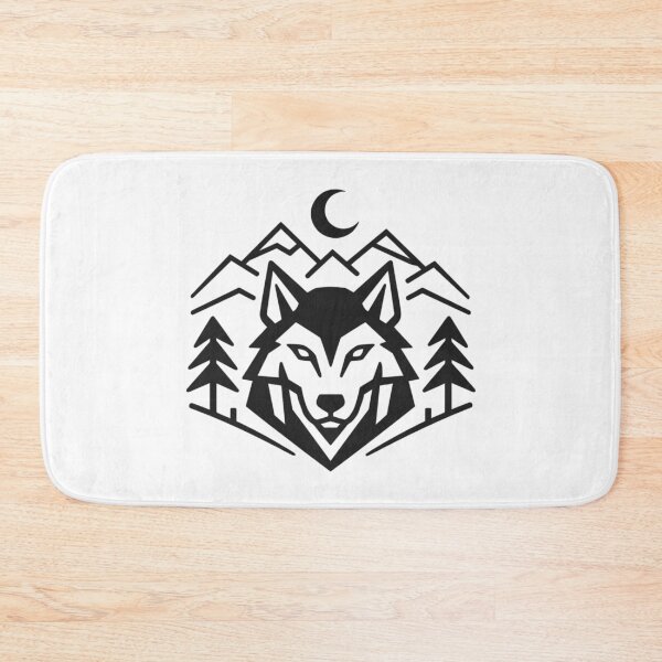 Item preview, Geometric Wolfpack Emblem: Minimalist Wolf Shirt designed and sold by Pineapple-Tree.