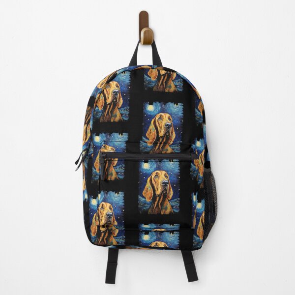 Item preview, Funny Bloodhound Starry Night Illustration Mom Dad Kids designed and sold by rafaeltto.