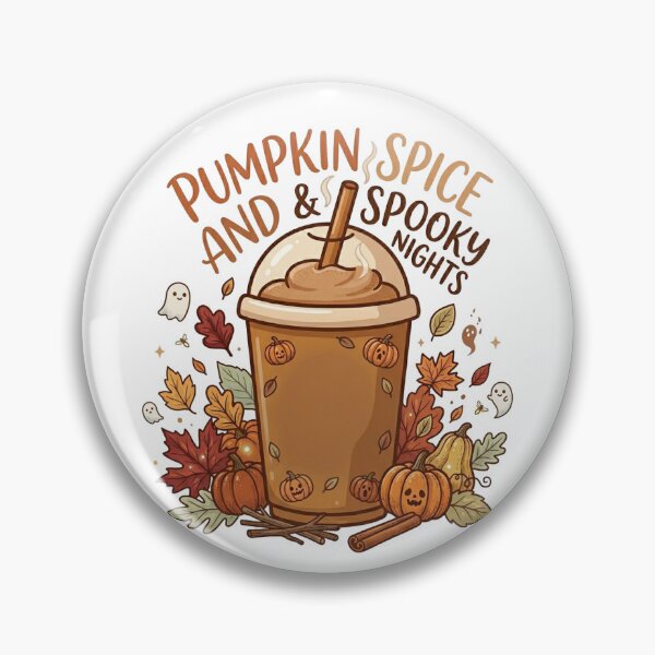 Item preview, Pumpkin Spice And Spooky Nights Cute Fall Latte Ghost Halloween Autumn Design designed and sold by ASfindsStore.