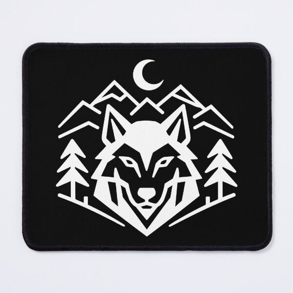 Item preview, Geometric Wolfpack Emblem: Minimalist Wolf Shirt designed and sold by Pineapple-Tree.