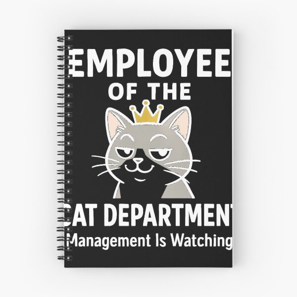 Item preview, Employee of the Cat Department Management Is Watching Funny Cat Owner Gift designed and sold by Igrowlab254.