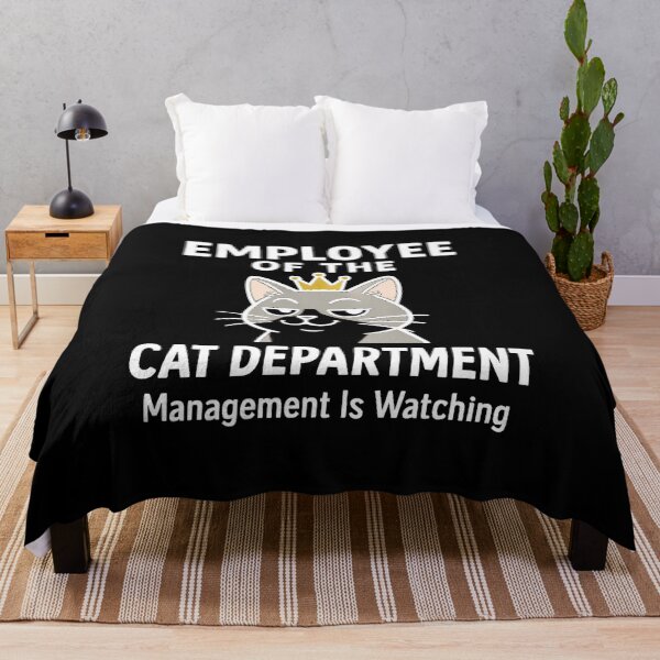 Item preview, Employee of the Cat Department Management Is Watching Funny Cat Owner Gift designed and sold by Igrowlab254.