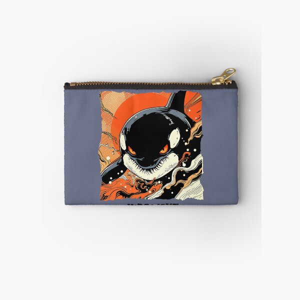 Item preview, Angry Judgment Orca – Edgy Anime Pop Art Killer Whale designed and sold by FIREDesignsPOD.