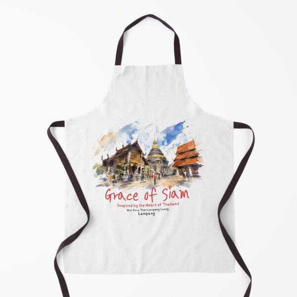 Item preview, Grace of Siam | Traditional Northern Thai Temple Watercolor Art designed and sold by Beeform.