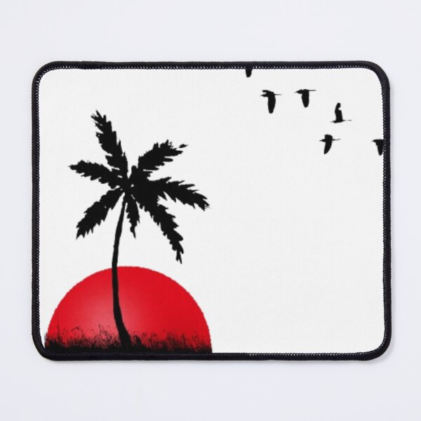 Item preview, Tropical Sunset Palm Tree T-shirt Design designed and sold by aritu.