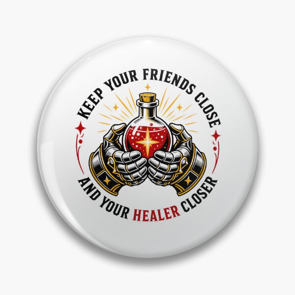 Item preview, Keep Your Friends Close And Your Healer Closer Potion Art designed and sold by Fenay Designs.