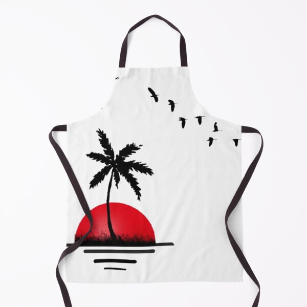 Item preview, Tropical Sunset Palm Tree T-shirt Design designed and sold by aritu.