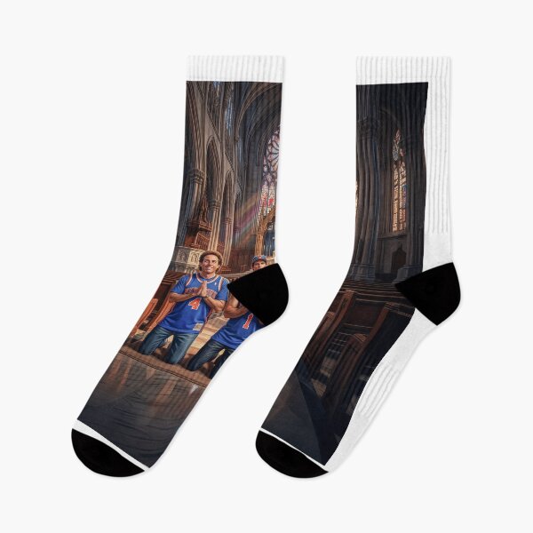 Item preview, Super NY Knicks Fans Seinfeld Stiller Lee Chalamet Praying designed and sold by Home Decor Art.