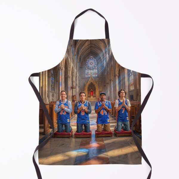Item preview, Super NY Knicks Fans Seinfeld Stiller Lee Chalamet Praying designed and sold by Home Decor Art.