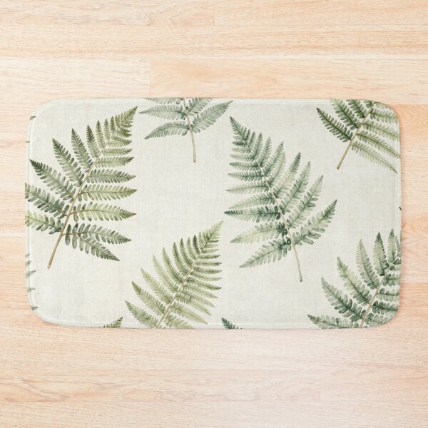 Item preview, Minimal Green Fern Botanical Pattern designed and sold by ArtDesignRemix.