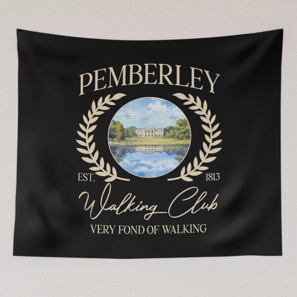 Item preview,  Pemberley Walking Club Vintage Pride and Prejudice designed and sold by suhairee-studio.