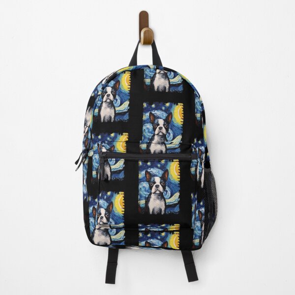 Item preview, Funny Boston Terrier Starry Night Illustration Mom Dad Kids designed and sold by rafaeltto.