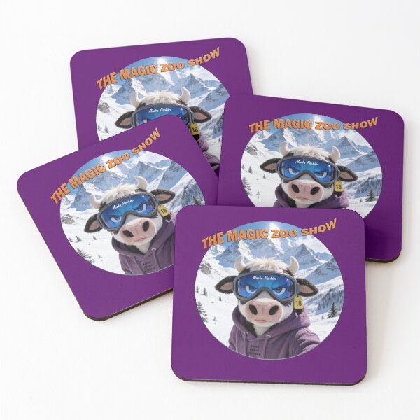 Item preview, Mocha Pachimu Cow in the snow designed and sold by Magic Therapy.