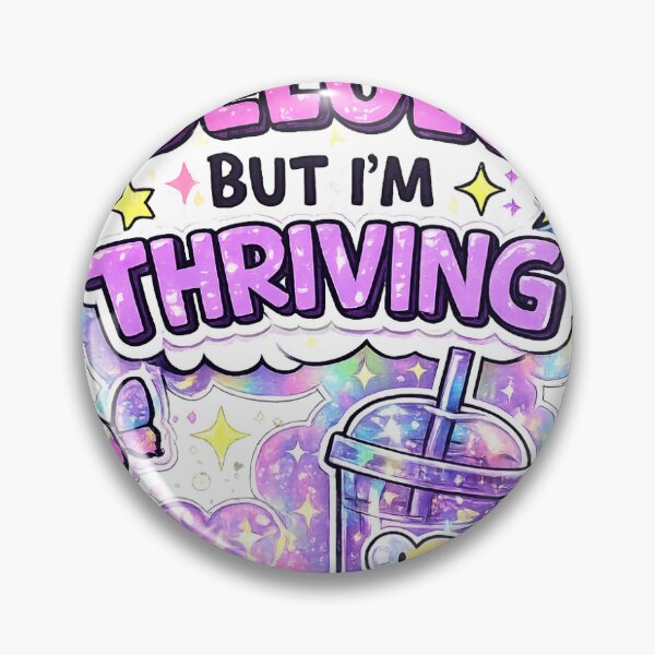 Item preview, Delulu But Thriving – Gen Z Aesthetic Sticker designed and sold by Vibe Overflow.