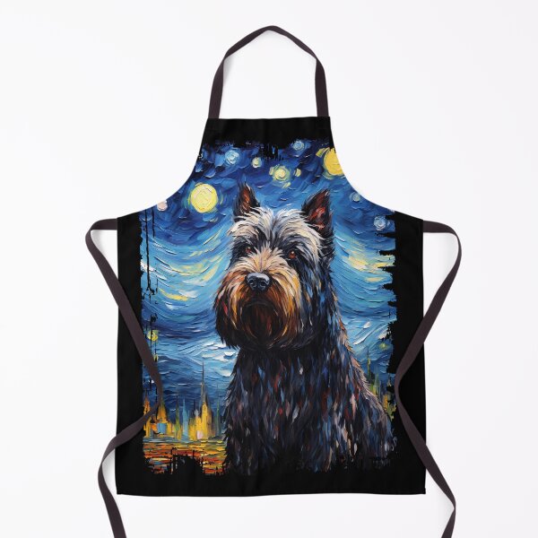 Item preview, Funny Bouvier Des Flandres Starry Night Illustration Mom Dad Kids designed and sold by rafaeltto.