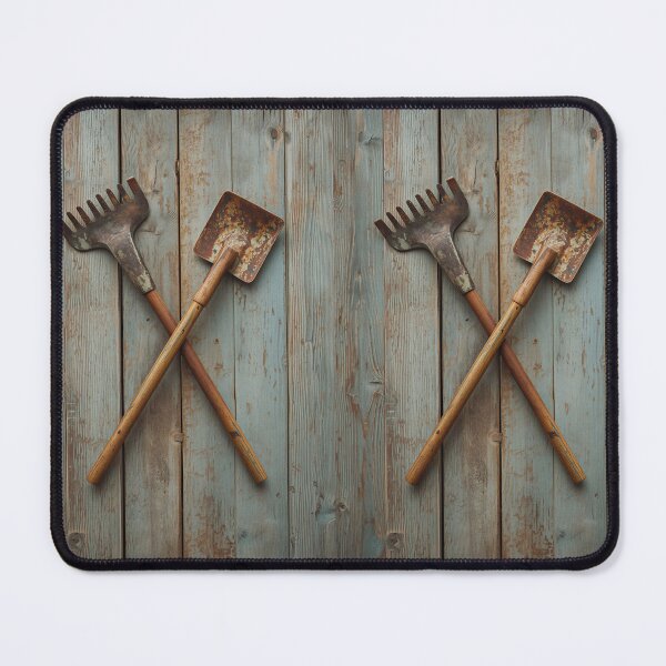 Item preview, Vintage Garden Tools Rustic Gardening Heritage Artwork designed and sold by Evergreen Horizon Works.