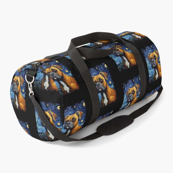 Item preview, Funny Boxer Dog Starry Night Illustration Mom Dad Kids designed and sold by rafaeltto.