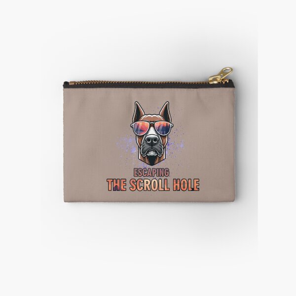 Item preview, Escaping the Scroll Hole - Funny Digital Detox Dog designed and sold by GraphicComet.