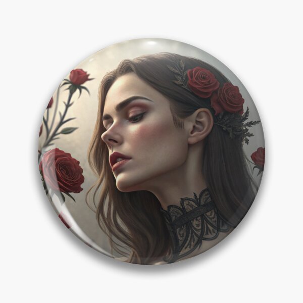 Item preview, Beautiful Woman with Flowers designed and sold by PAULINE.LUMINA.