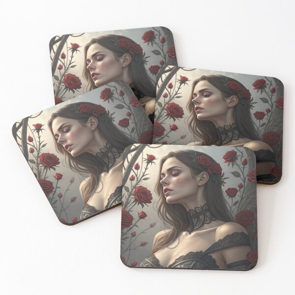 Item preview, Beautiful Woman with Flowers designed and sold by PAULINE.LUMINA.