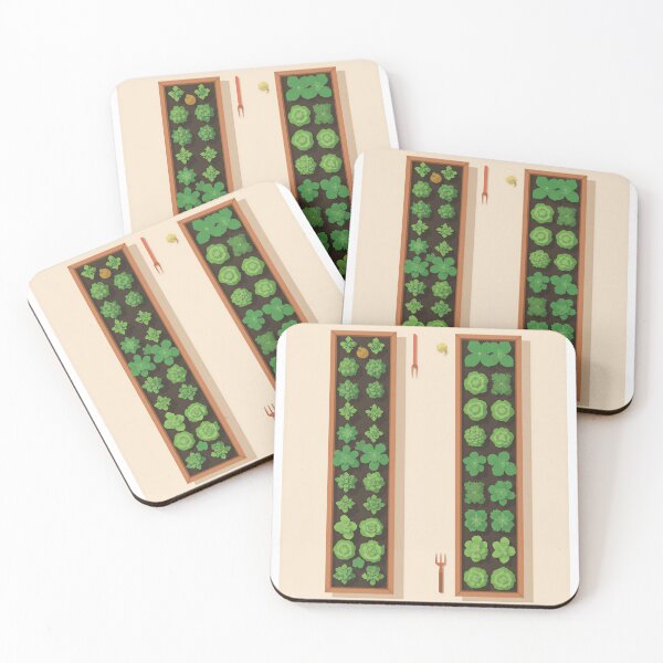 Item preview, Raised Garden Beds Vegetable Gardening Layout Illustration designed and sold by Evergreen Horizon Works.
