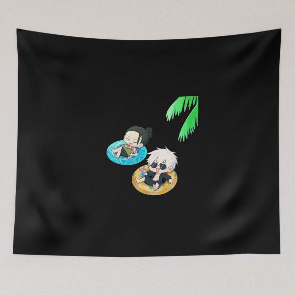 Item preview, Tropical Oasis Drifting - Summer Float Chibi Duo  designed and sold by Mrdonut-ARt.