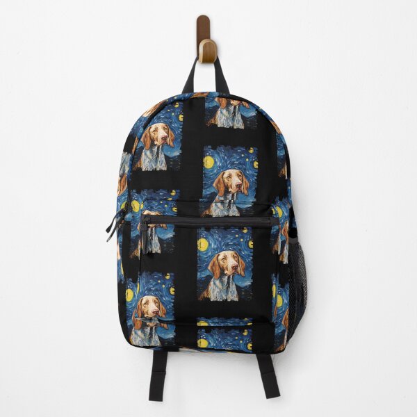 Item preview, Funny Bracco Italiano Starry Night Illustration Mom Dad Kids designed and sold by rafaeltto.