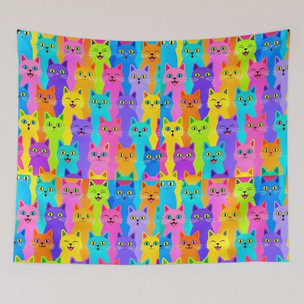 Item preview, ? Title: MIAULY COLORFUL! ?? designed and sold by Opps-diseño.