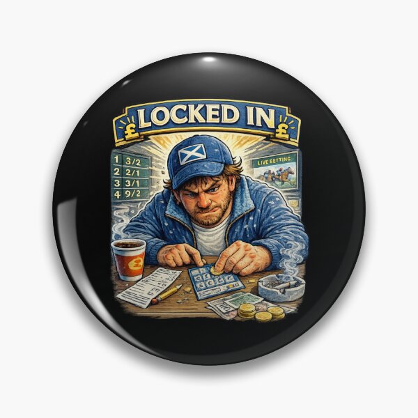Item preview, Locked In Scottish Scratchcard Humour - Vintage Retro designed and sold by AberDons.