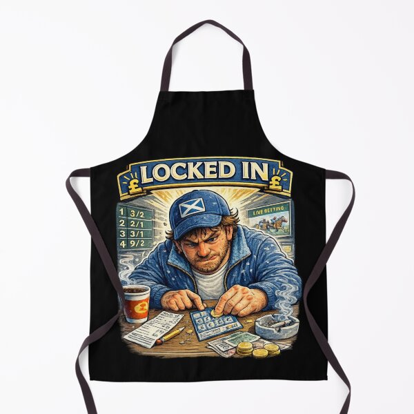 Item preview, Locked In Scottish Scratchcard Humour - Vintage Retro designed and sold by AberDons.