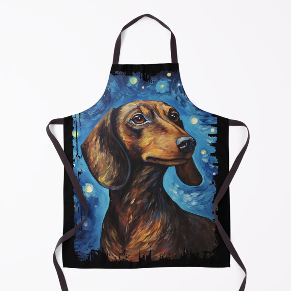 Item preview, Funny Brindle Dachshund Starry Night Illustration Mom Dad Kids designed and sold by rafaeltto.