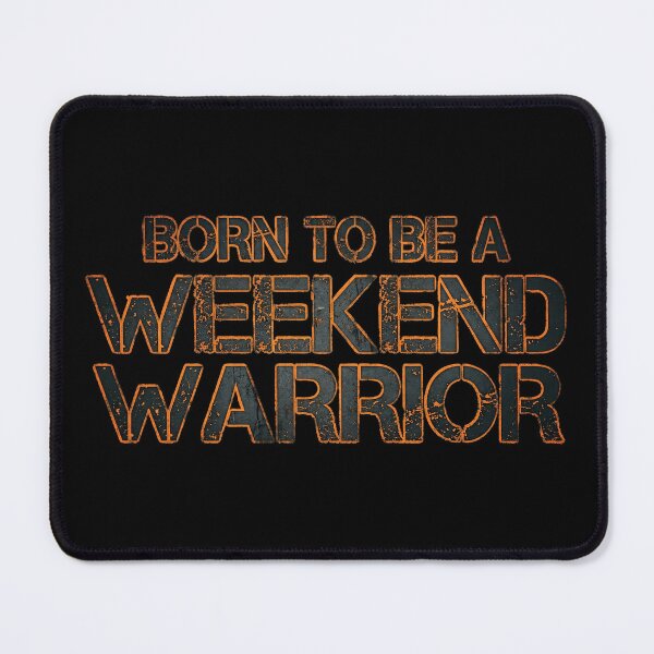 Item preview, Weekend Warrior Hardstyle EDM Rave Festival Black designed and sold by SPAZE-Typo.