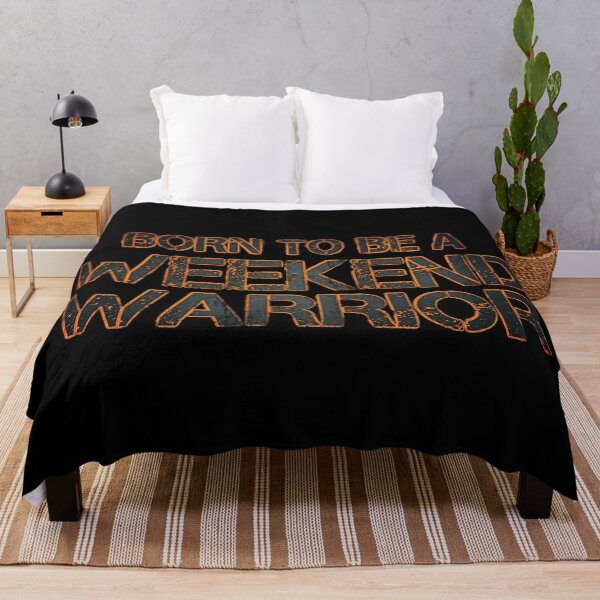 Item preview, Weekend Warrior Hardstyle EDM Rave Festival Black designed and sold by SPAZE-Typo.